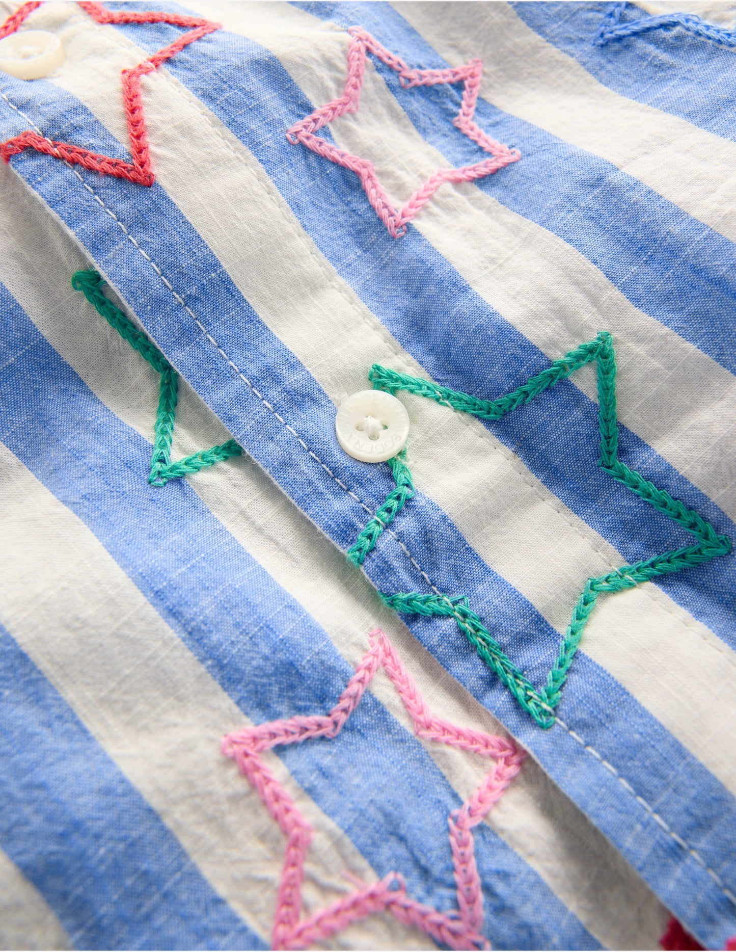 Fun Cotton Shirt-Starry Stripe