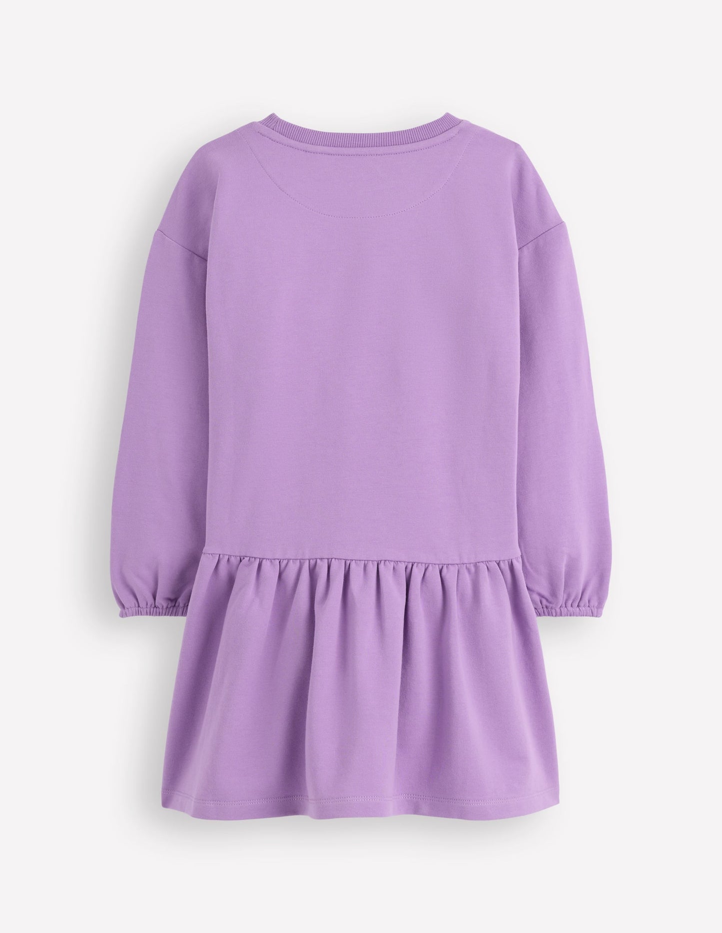 Logo Sweatshirt Dress-Aster Purple