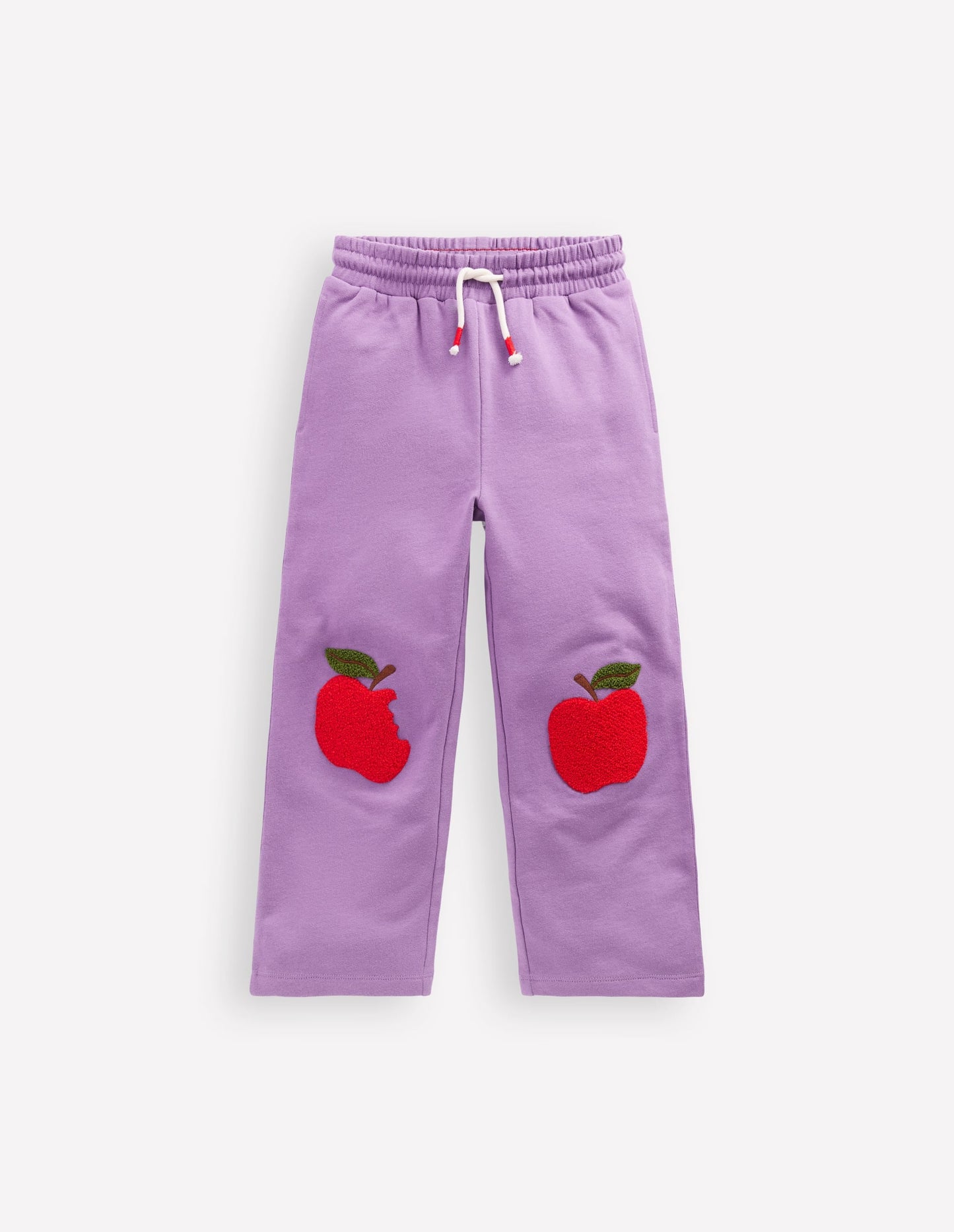 Bobbie Appliqué Joggers-Aster Purple Apples